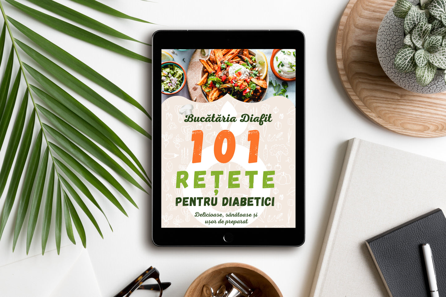 Programul DIAFIT 200 (meniu 200 carb/zi + carte de 101 rețete pentru diabetici + programe sport) DiaFit.ro