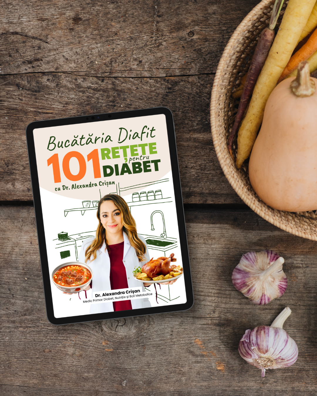 Plan Alimentar Diabet Gestațional + Carte cu 101 Rețete Diabet
