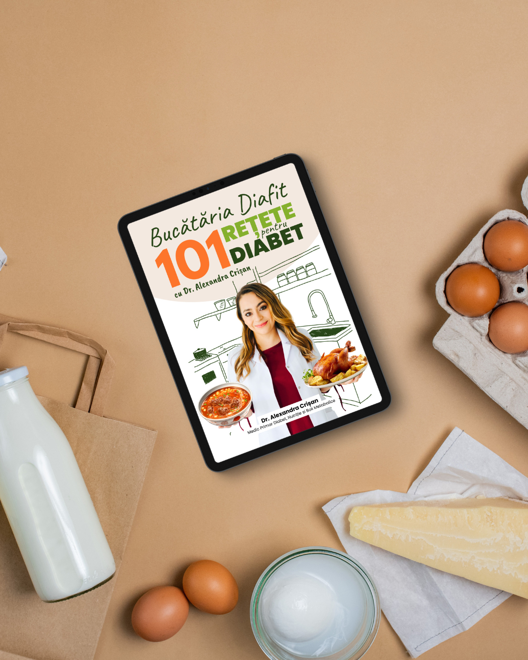 Plan Alimentar Diabet Gestațional + Carte cu 101 Rețete Diabet