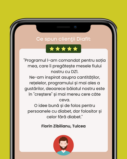 Plan Diabet Copii + Carte 101 Rețete