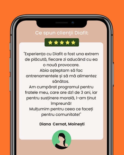 Plan Slăbit Diabet + Carte 101 Rețete